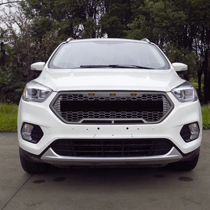 thumbnail image 2 of Front Upper Bumper Grille W/Chrome GJ5Z8200C For 2017 2018 2019 Ford Escape 2 of 10