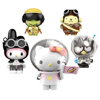 Factory Price Hello Kitty Family Professional Fashion Exhibition Gift Set Blind Box Toys Action Figures Anime Figure Mystery Box