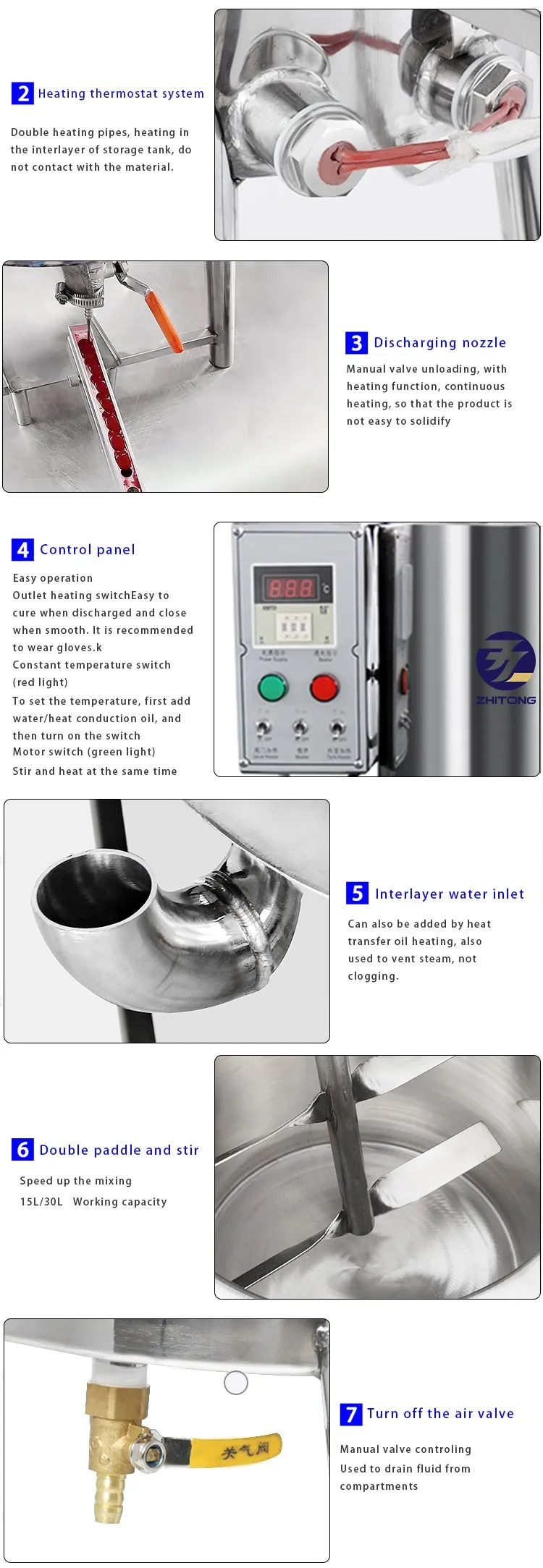 Zhitong Heating Type Lipstick Mixing And Filling Machine Cosmetic