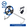 Rouleau de couverture de piscine argenté 86D-BC-E 4,3 m ~ 5,55 m