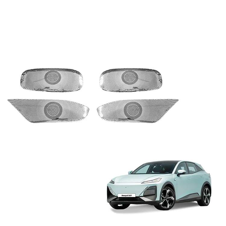 Högtalarhölje för Changan Deepal S07 Tillbehör Rostfri Stål Högtalare Hölje Skydd Dekoration Inredningstillbehör