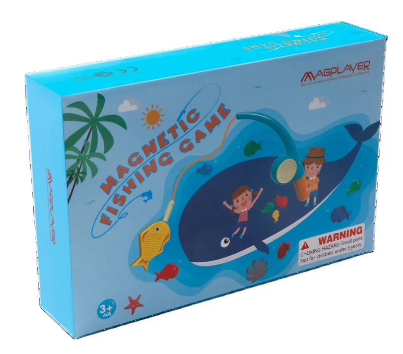 Детские развивающие игрушки безопасные пластиковые магнитные рыболовные для детей