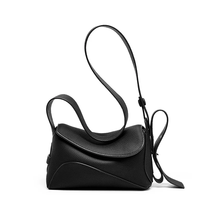 Custom Logo High Quality Leather Ladies Hand Bags Square Crossbody Handbag Tote Purse Bag for Women
