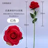 Red single-stem medium-sized rose