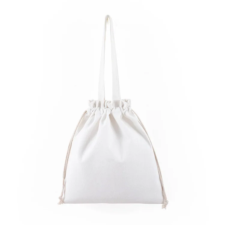 canvas purse on a string