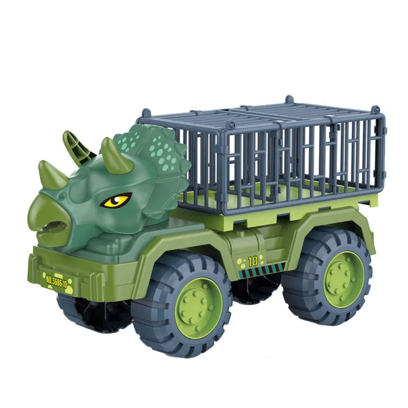 恐竜 トラック 輸送車 キャリア 恐竜の足跡 レース プレゼント 車7個セット Amazon | Moreeulsi 恐竜輸送トラック、恐竜運搬トラック | 車を