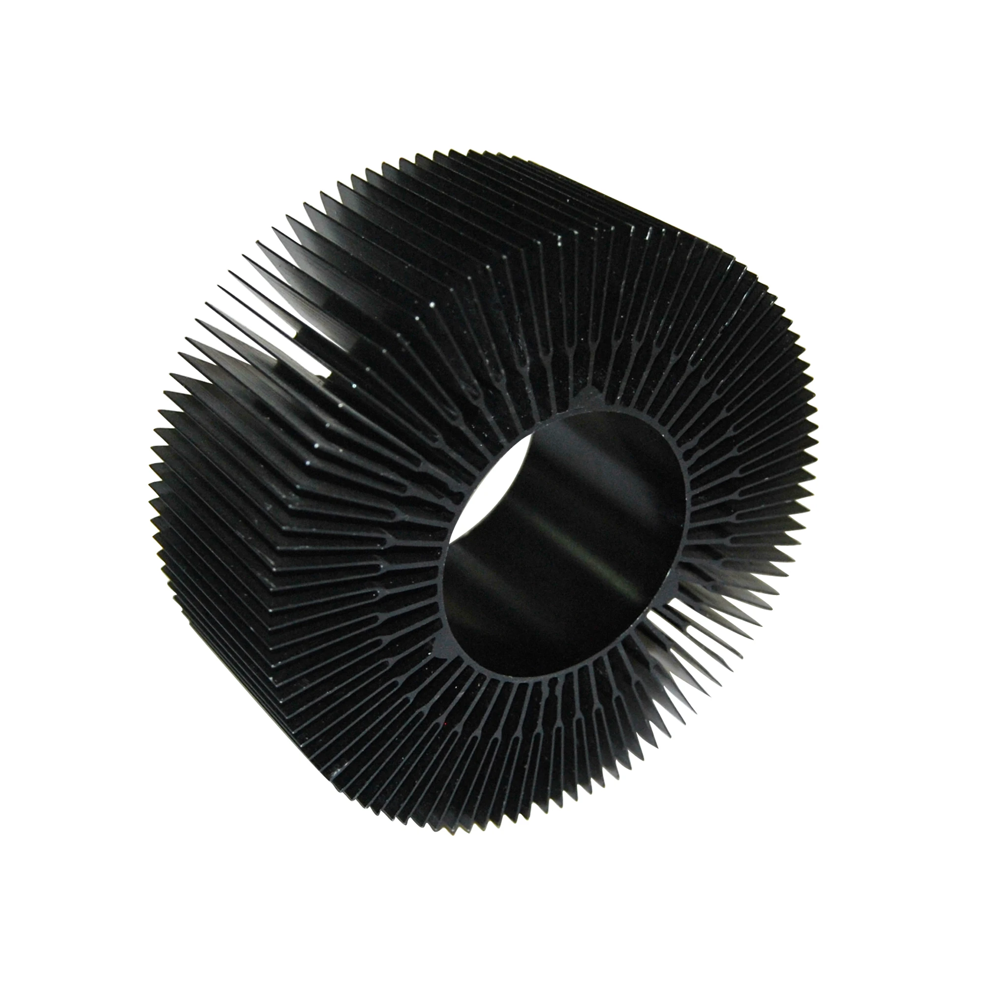 Factory Custom ISO Profile Extrusion Tubular Aluminum Circular Heat Sink