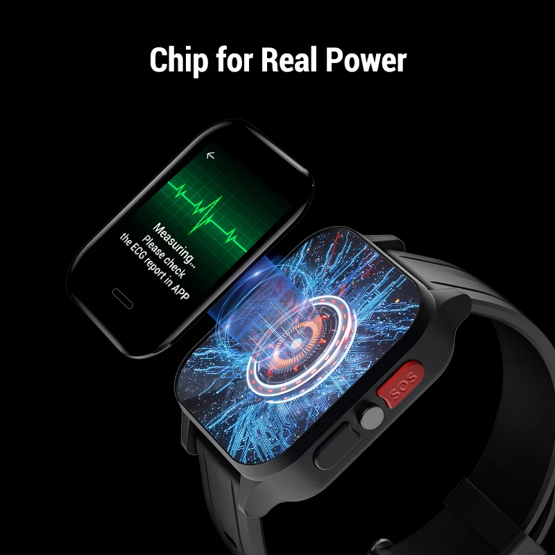 Ecg Xiaomi Smartwatch With Blood Pressure Monitor Blood Glucose