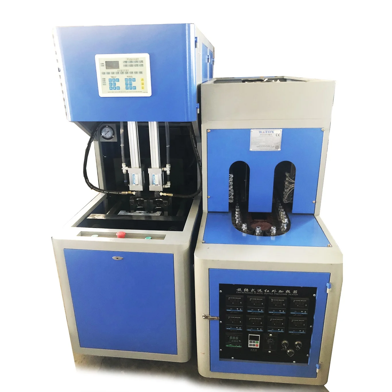 Hot Selling Energy Saving Semi Automatic Water Plastic Bottles Making Machine PET Bottle Blowing Machine For PET Preform