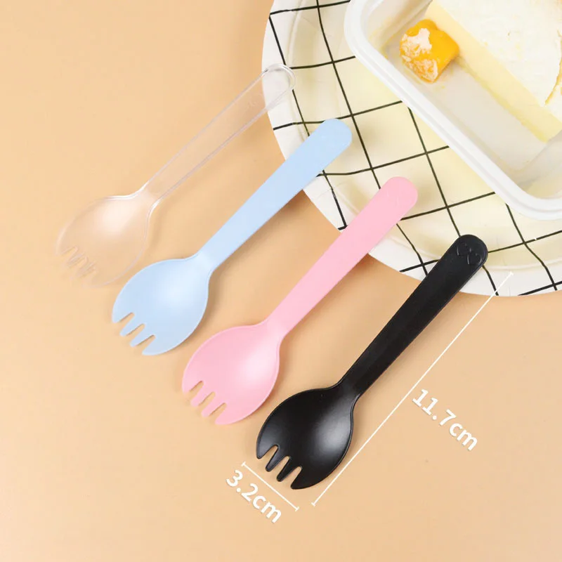 Disposable Ice Cream Plastic Spoon Manufacturer Individually Wrapped
