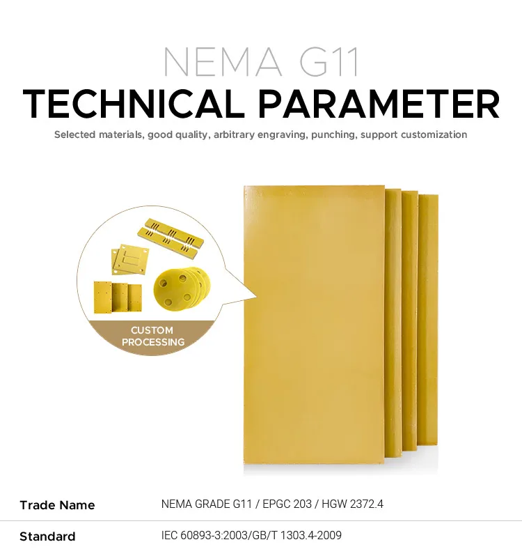 Hgw G Fiberglass Laminate Epoxy Resin Textolite For Electrical Insulating Structural