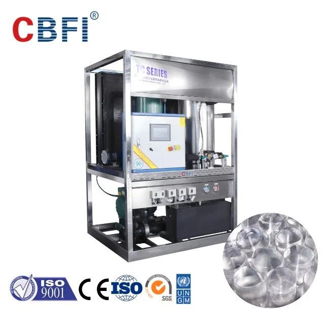 CE approved CBFI Solid Full Cylinders Tube Ice Machines