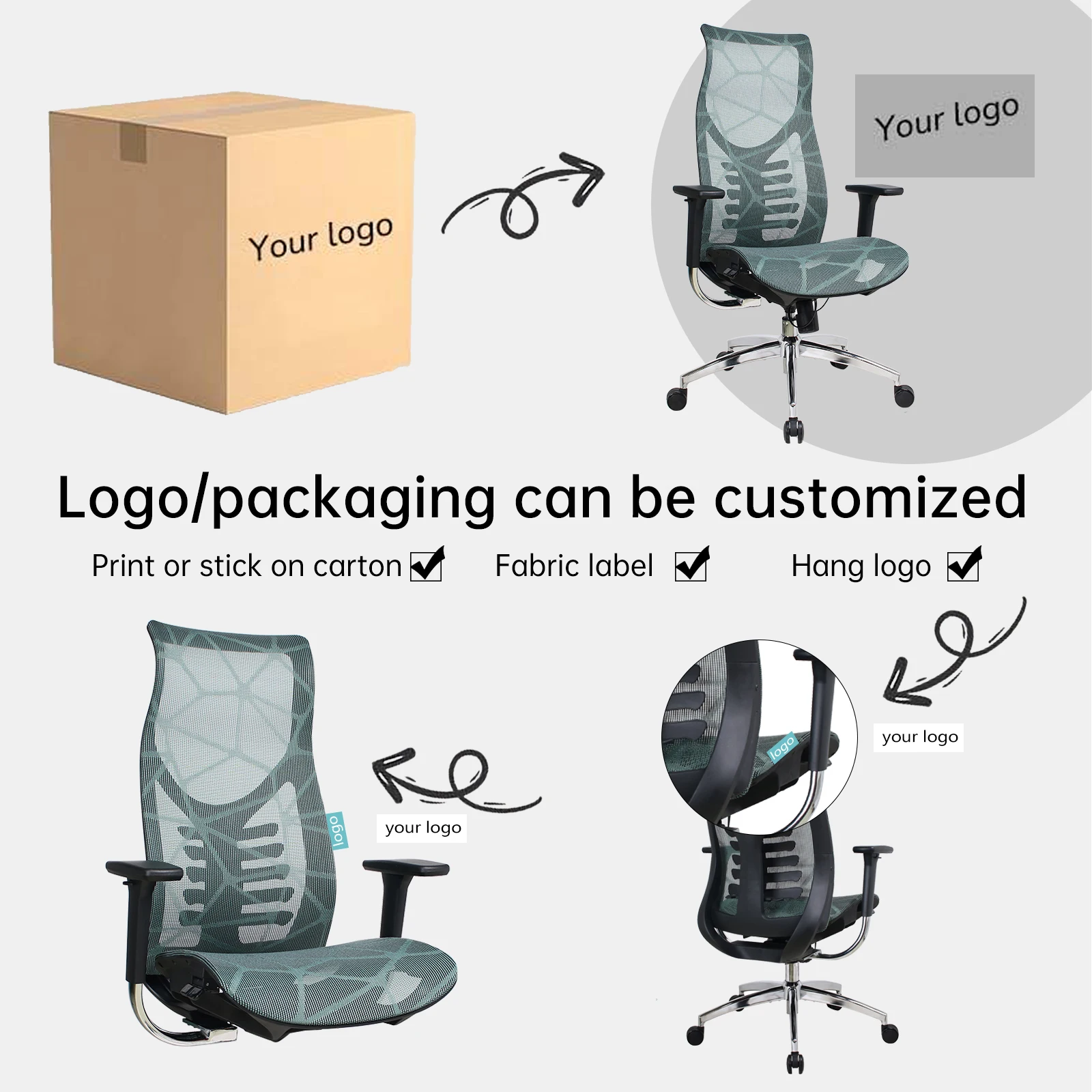 Custom Multifunction Mesh Ergonomic Chair 135° Tilting & Breathable Sliding Seat High Back Office Chair Sillas Escritorio