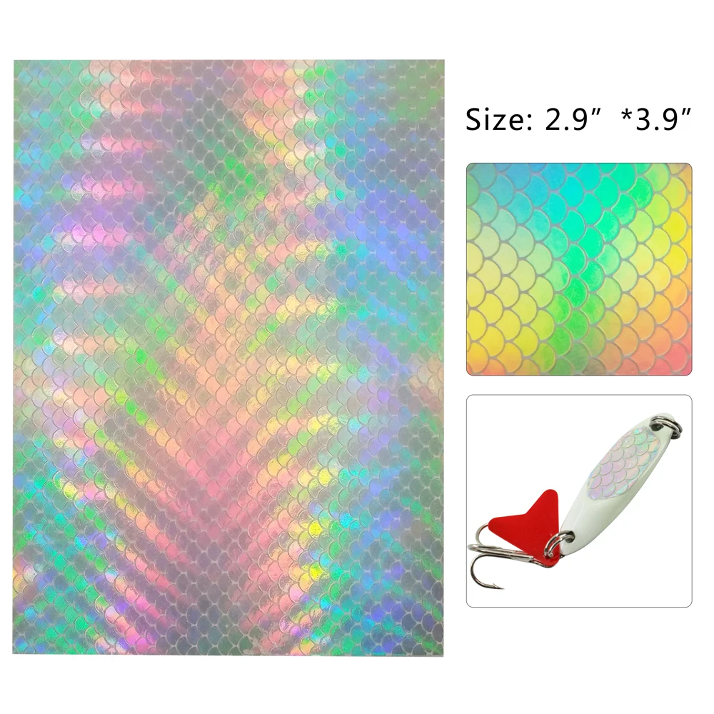 20PCS Tape Reflective Fish Scales Luminous