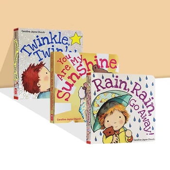 OEM Customizable Cardboard Hardcover Book Printing Service Board Stories Children Toddler Books for Kids