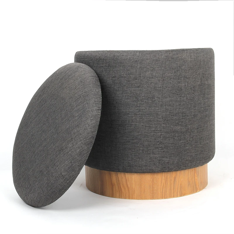 Stool New Sale Dining Round Modern Indoor Home Luxury Foot Step Living Room Furniture Gold Metal Velvet Ottoman Stools