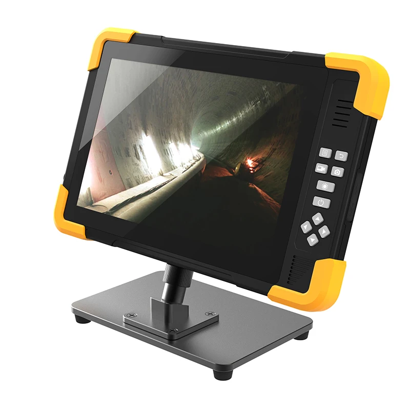 10" Monitor 4MP 23MM HDR  Drain Camera 512hz Self-leveling  Sewer Pipe Inspection Camera System