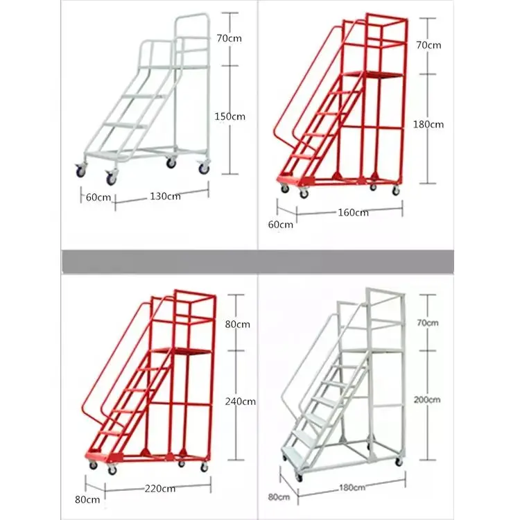 Easily Aluminum Assembly Movable Safety Step 3step Platform Step