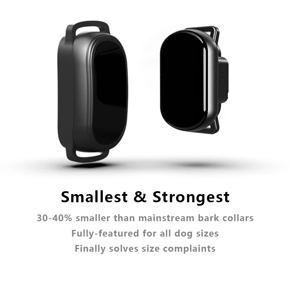 BR02 Rechargeable Magnetic Bark Collar IP67 Waterproof Anti-Barking Vibrating Shock Collar with Fashion Style Discounted Sale