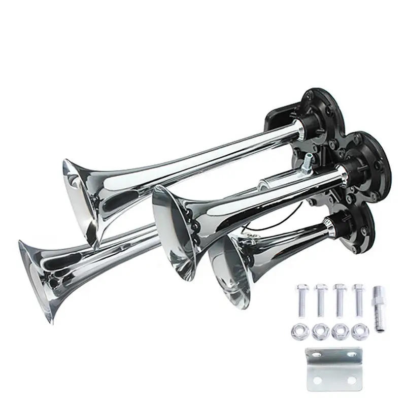 4 Trumpet Loud Train Truck Air Horn Car Truck Boat Train Bus Air Horn