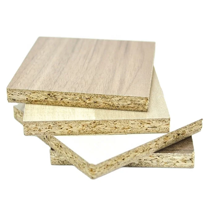Particleboard Veneer Melamine Particle Board for Wood Finish Furniture MDP