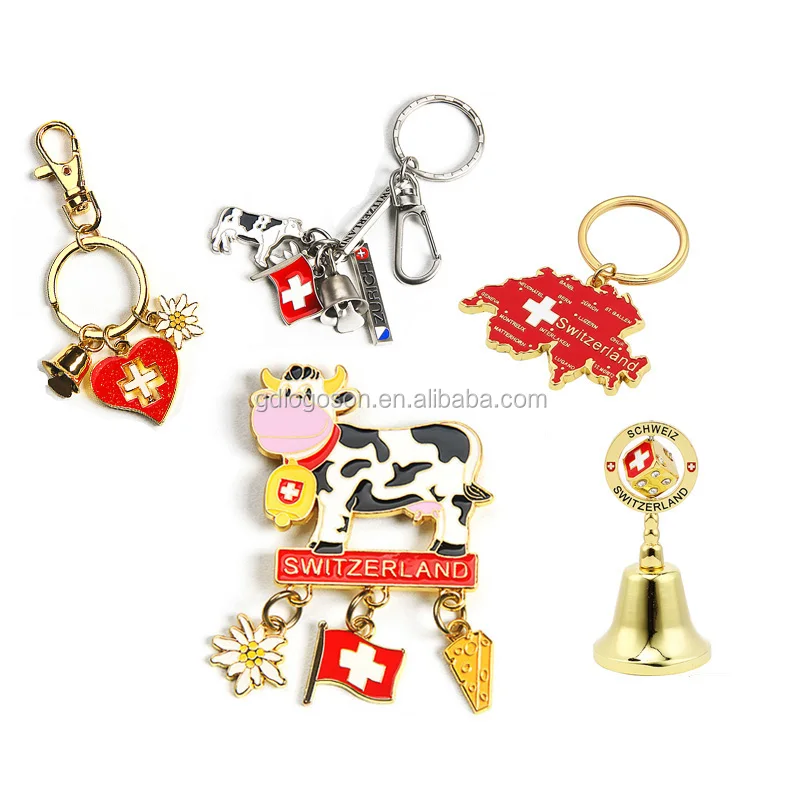 Cuckoo Clock Switzerland 3D Fridge Magnet Tourist Souvenir Gift Magnetic Sticker Switzerland Refrigerator Magnet Collection