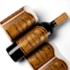 Étiquette de vin en cuir