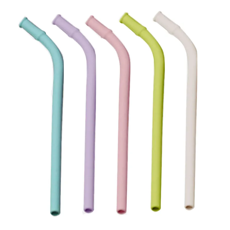 Оптовая продажа многоразовые соломенные силиконовые складные