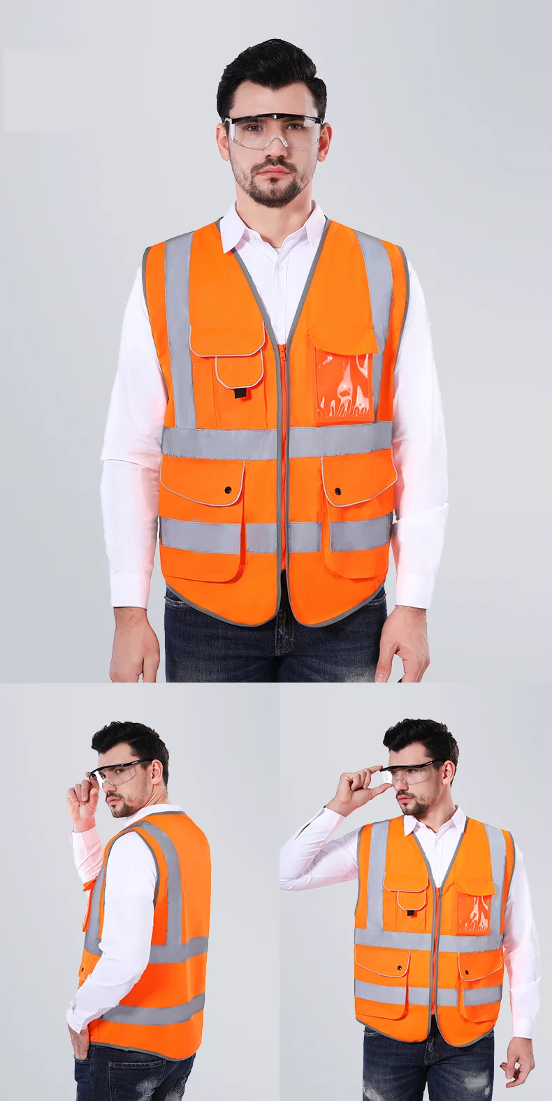 Multi Colors Multi Pockets Tactical High Visibility Reflective Utility