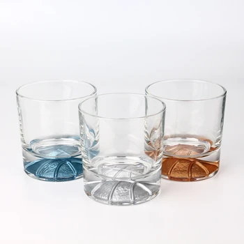 Best Seller Twist Crystal Whiskey Glass Thick Bottom Whisky Glass for Liquor