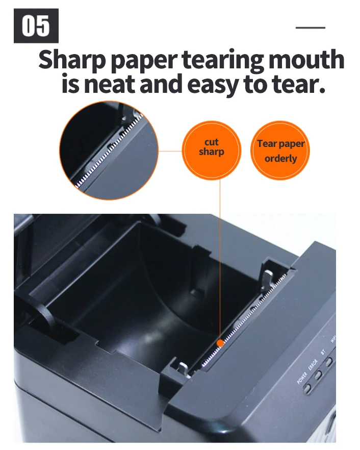 MHT-P58C/P58D Mini Thermal Receipt Printers - USB & Bluetooth