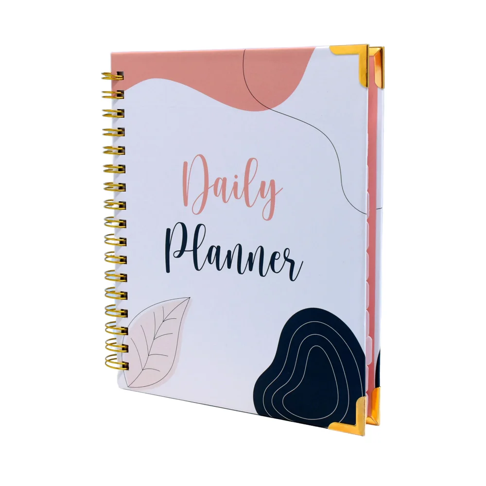 Customizable Journal Planner Notebooks Printed 2024 A5 Spiral Notebook Agenda Diary Notebooks Printing Self Care Planner