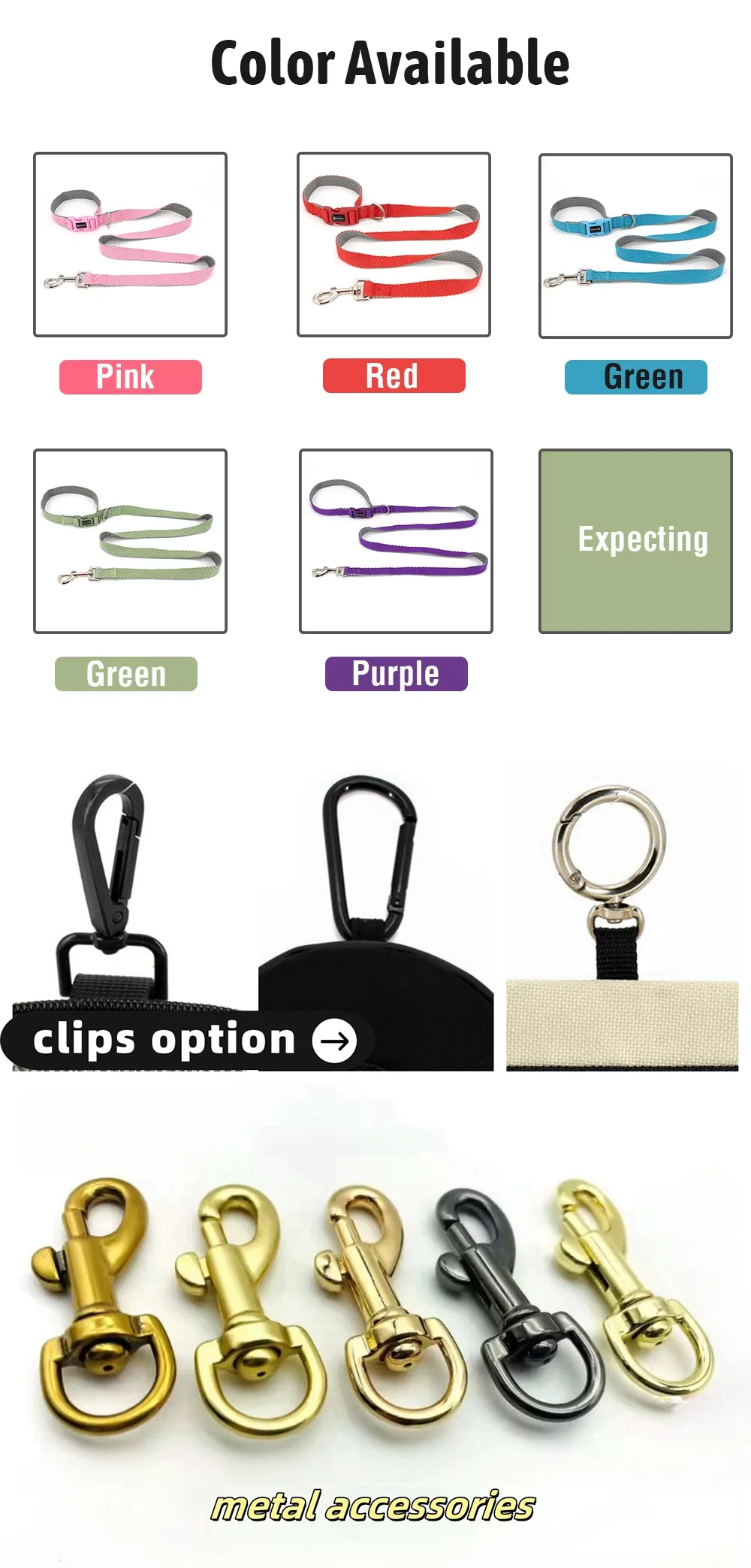 Wholesale Hands Free Dog Leash | Waterproof TPU Adjustable OEM | coowone H4763b8c8d45d44b69803517d846593ecy