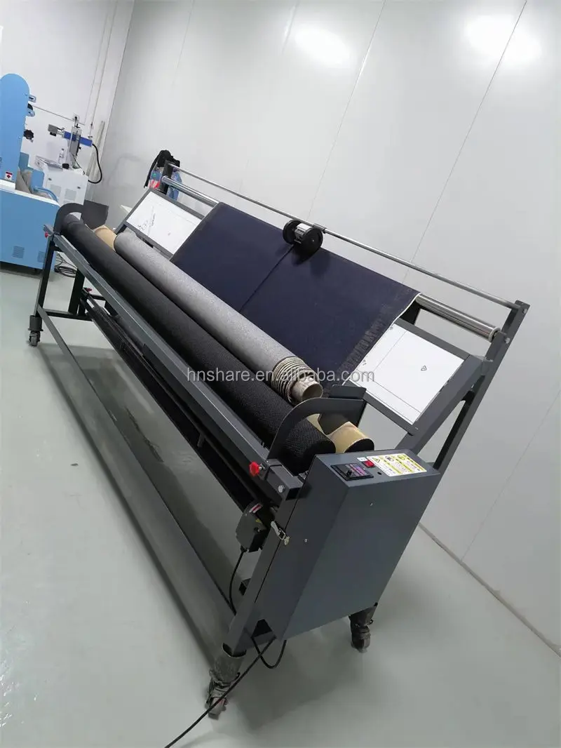 Roll Measuring Machine Rolling Fabric Measuring Inspection Roll Slitter Cutting Rolling ...