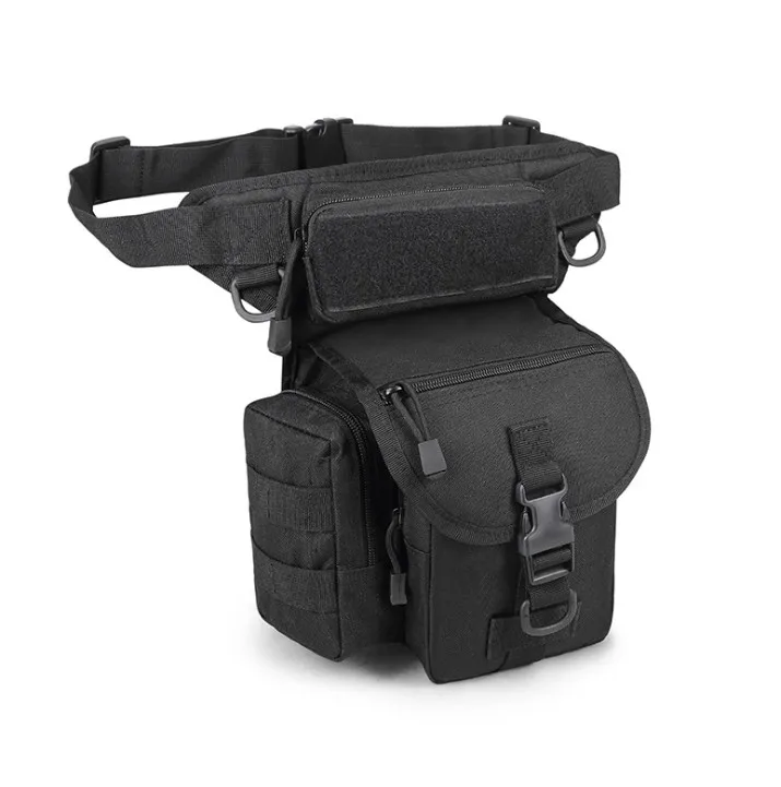 Multi-Purpose Outdoor Cycling Drop Leg Bag Hunting Belt Pack Tactical Waist Belt Leg Bag