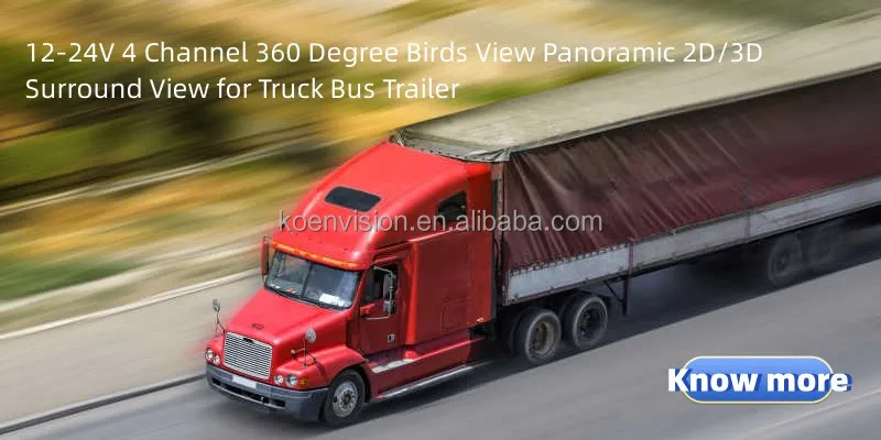 Trator Farm Truck Bird Eye Camera, Vista Panorâmica 3D, Lado traseiro,  Estacionamento dianteiro e traseiro, Assistência reversa, Kit Dash Cam, 360  Graus - AliExpress