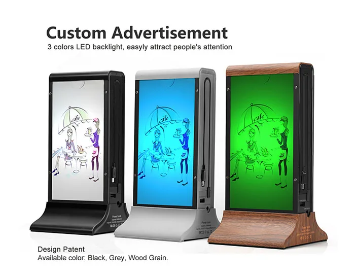 FYD-835B меню таблицы Power Bank со светодиодной подсветкой в 20800 мА-ч для рекламы 18650 литиевая батарея 5В/Макс 8A cocopower