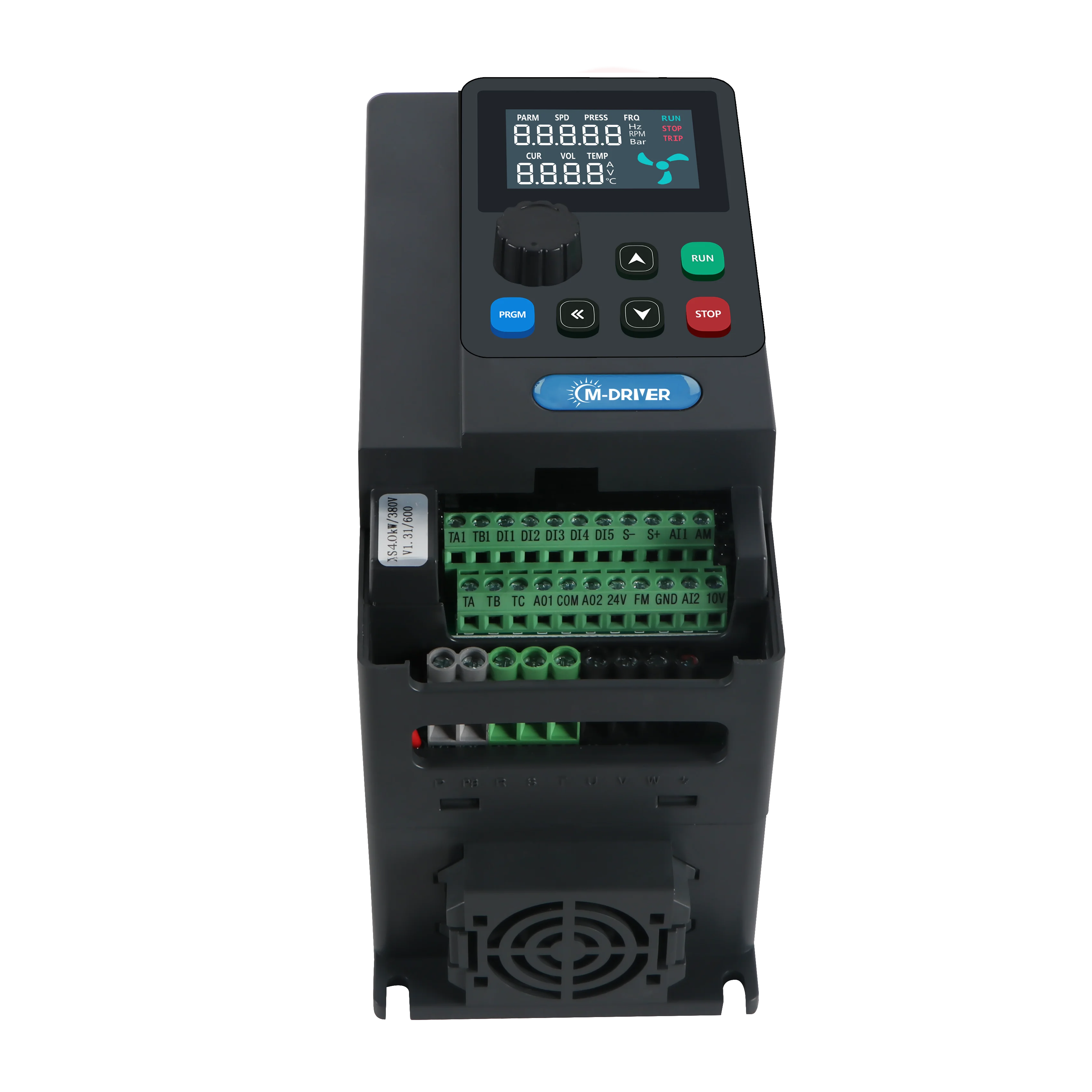 3 Phase 380V Variable Frequency Inverter Converter 4kw Synchronous Asynchronous Motor Speed Drive