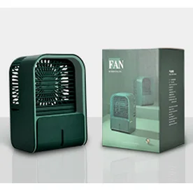 wholesale 4000mah办公桌便携式雾化电动加湿器风扇喷水充电雾风扇