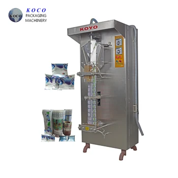 KOYO Automatic Small Milk Juice Beverage Water Liquid Detergent Pouch Sachet Bag Filling and Sealing Machine