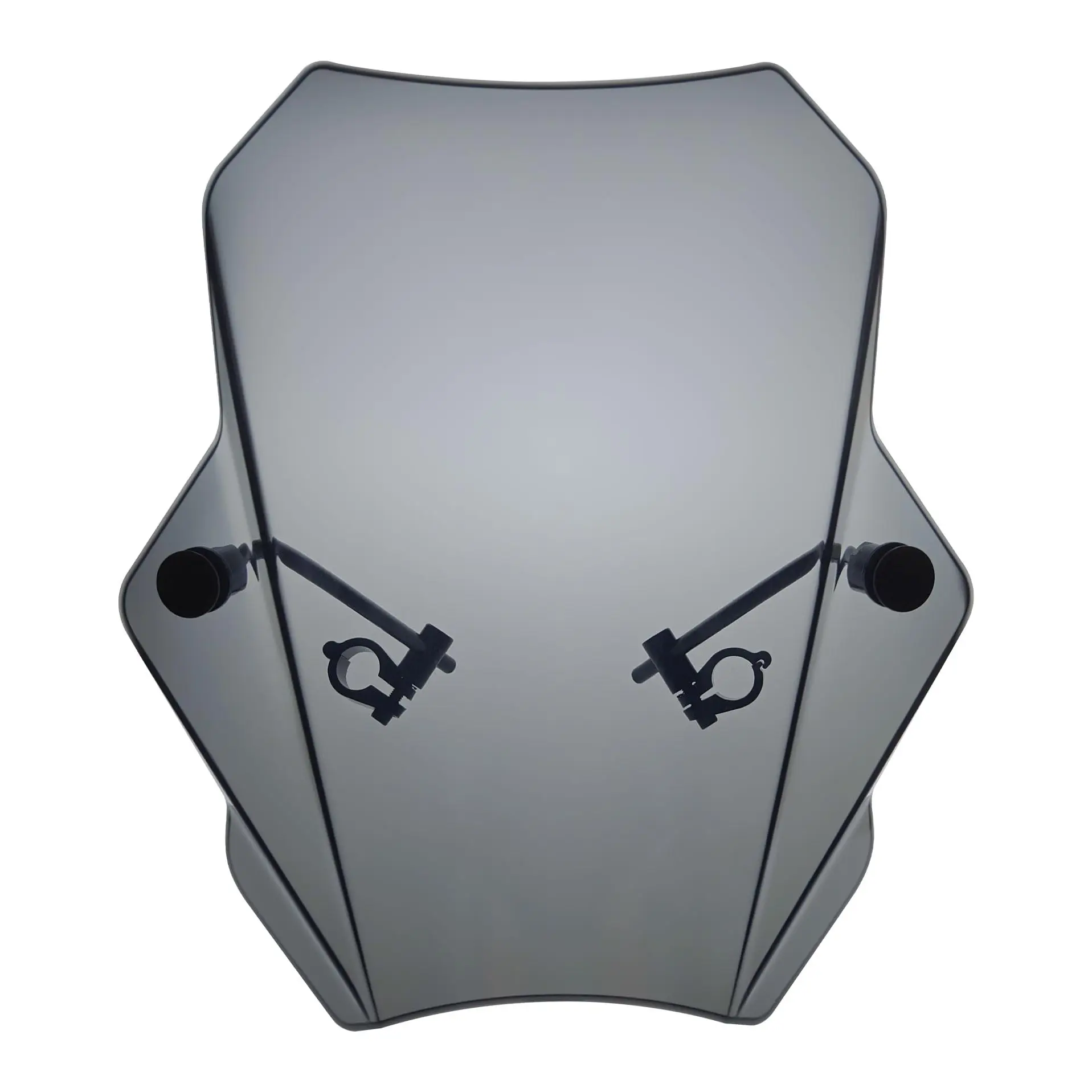 Universal Motorcycle Windscreen Windshield  with 7/8" or 1" Handlebars for Harley Davidson Honda Kawasaki Suzuki Triumph Yamaha