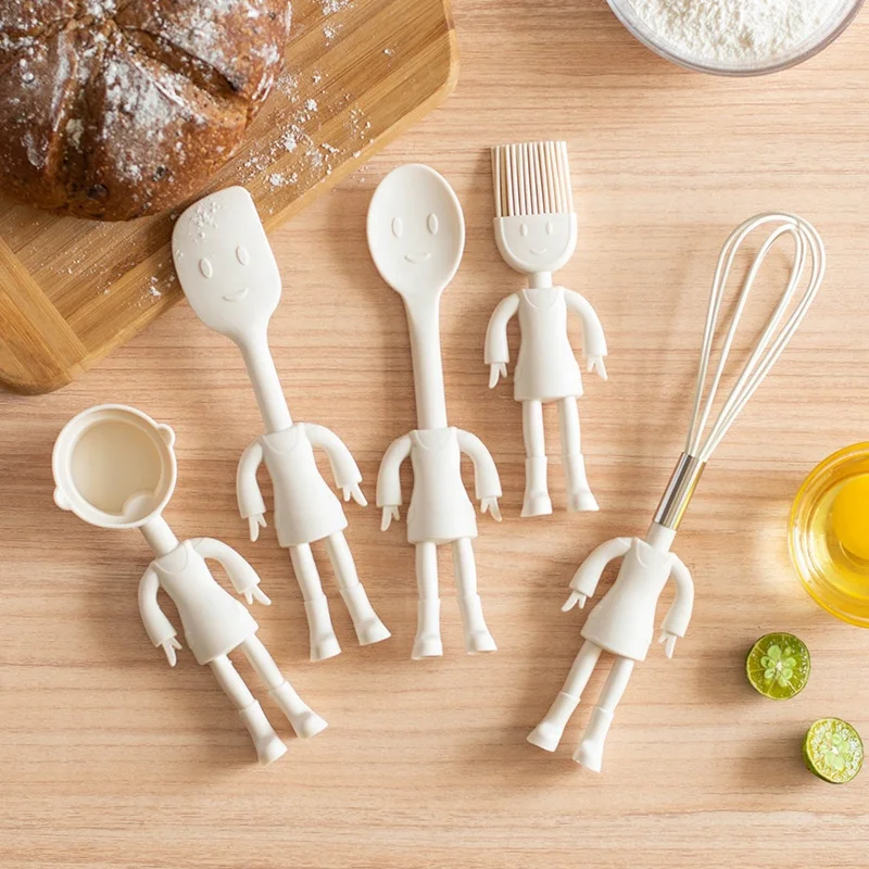  Kitchen Utensils Set In Human-Shape– 6 Pcs cute