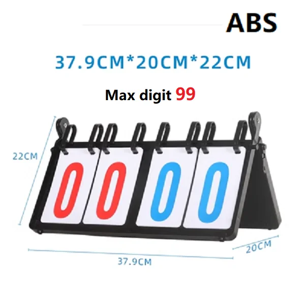High Quality Digit PVC Material Scoreboard for Sport Games Volleyball Football Badminton Basketball Competition Score Board