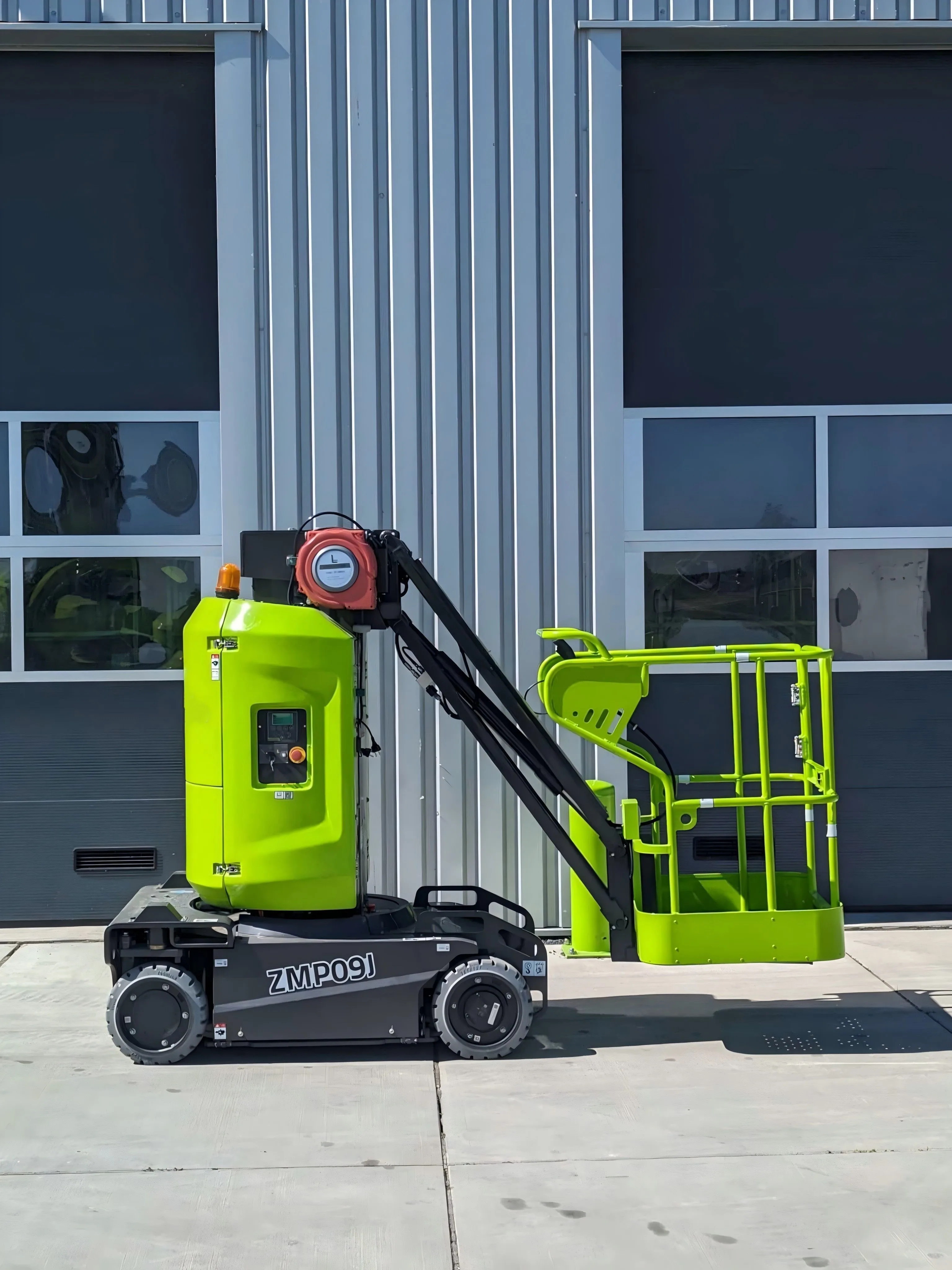 Brand New 11.2m Electric Vertical Mast Lift ZMP09J Compact Aerial