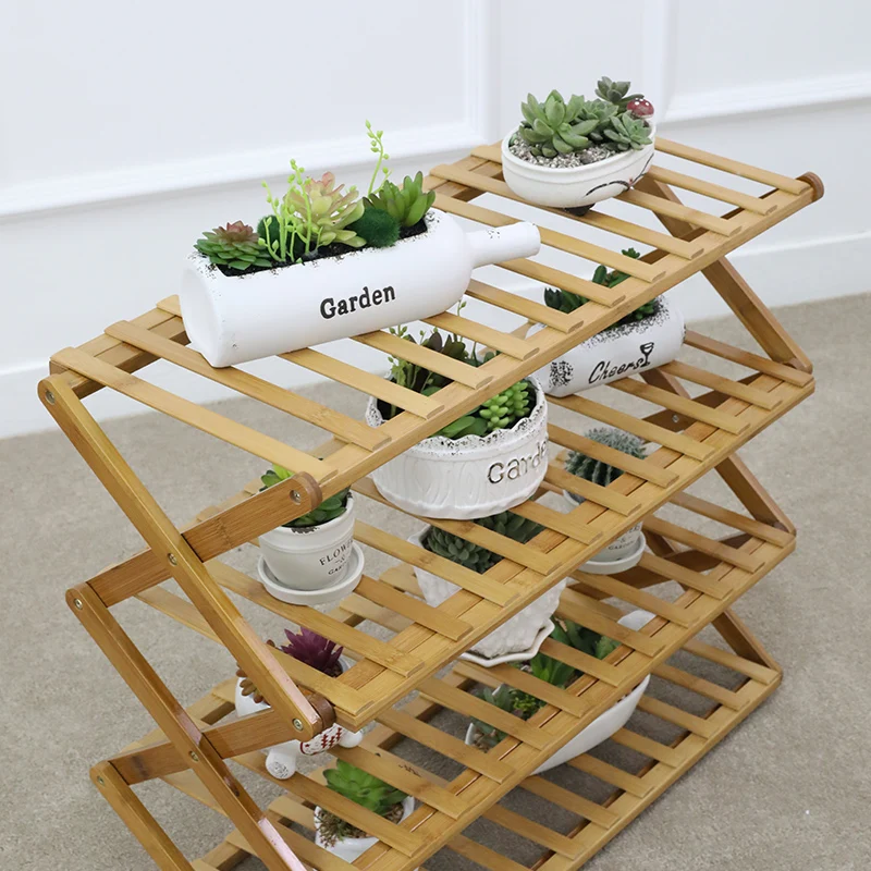 Деревянная полка для специй, 5 ярусов, без сборки