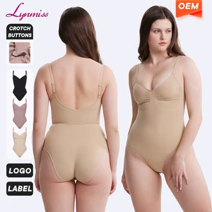 Backless Shapewear Manufacturer Firm Tummy Control Slimming Body Shape Wear Women Plus Size Hip Dip Shapewear