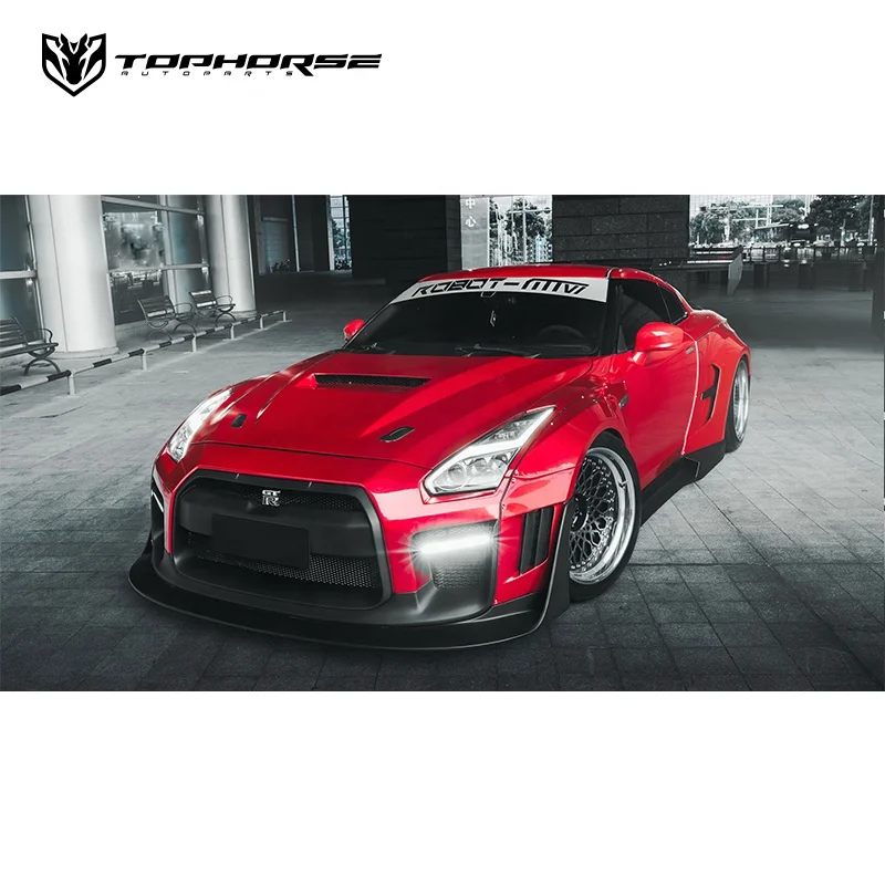 日産 GT-R R35 後期型 ボディキット バンパー ボンネット サイド
