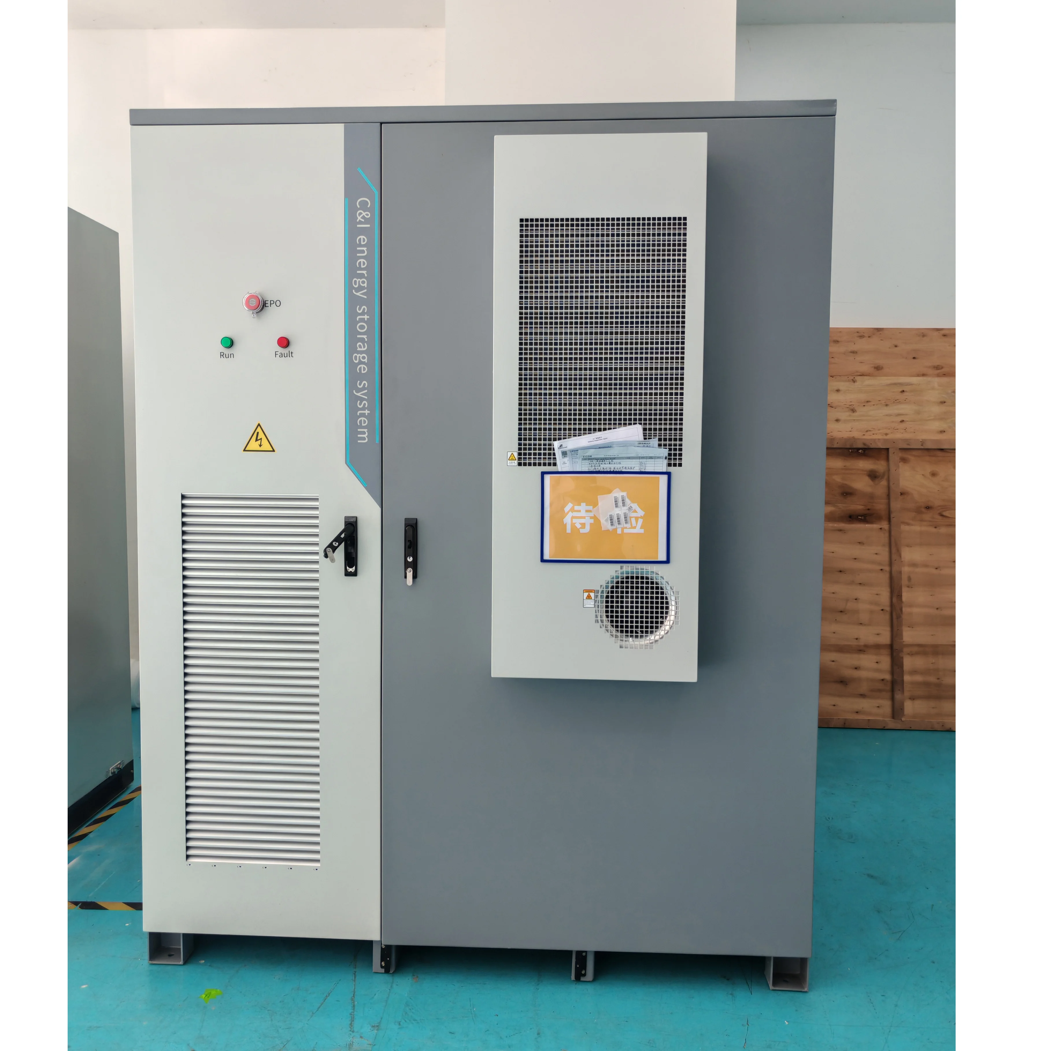 All in One Industrial Bess 100kwh 200kwh 300kwh Lifepo4 Battery Cabinet ...