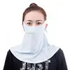 High-protection eye and neck mask - blue
