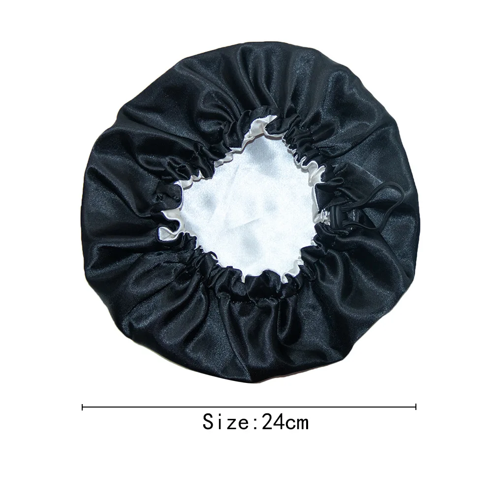 2024 новая детская цветная шапочка для сна модная эластичная волос регулируемая шапка на пуговицах